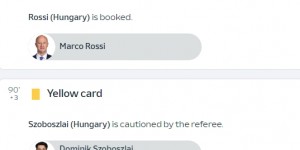 【千亿体育】欧足联官网：匈牙利主帅罗西、队长索博斯洛伊最后时刻均染黄
