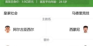 【千亿体育】马竞vs皇家社会首发：格子&小蜘蛛领衔 加拉格尔出战