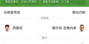 【千亿体育】马竞vs莱加内斯首发：小蜘蛛替补，科雷亚、索尔洛特、格子三叉戟