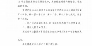 【千亿体育】足协官方：广州球员刘浪舟、张志雄非体育行为，停赛6场罚款6万