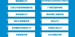 【千亿体育】2024年第三届中青赛（男子U17组）全国总决赛第二阶段分组出炉