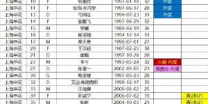 【千亿体育】2025超级杯 上海海港+上海申花 名单