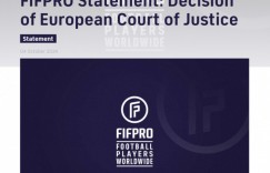 【千亿体育】欧盟法院裁定FIFA部分转会规则违法！FIFPRO：对所有球员都重要