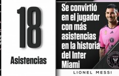 【千亿体育】进球、助攻皆登顶！梅西18助荣膺迈阿密国际队史助攻王