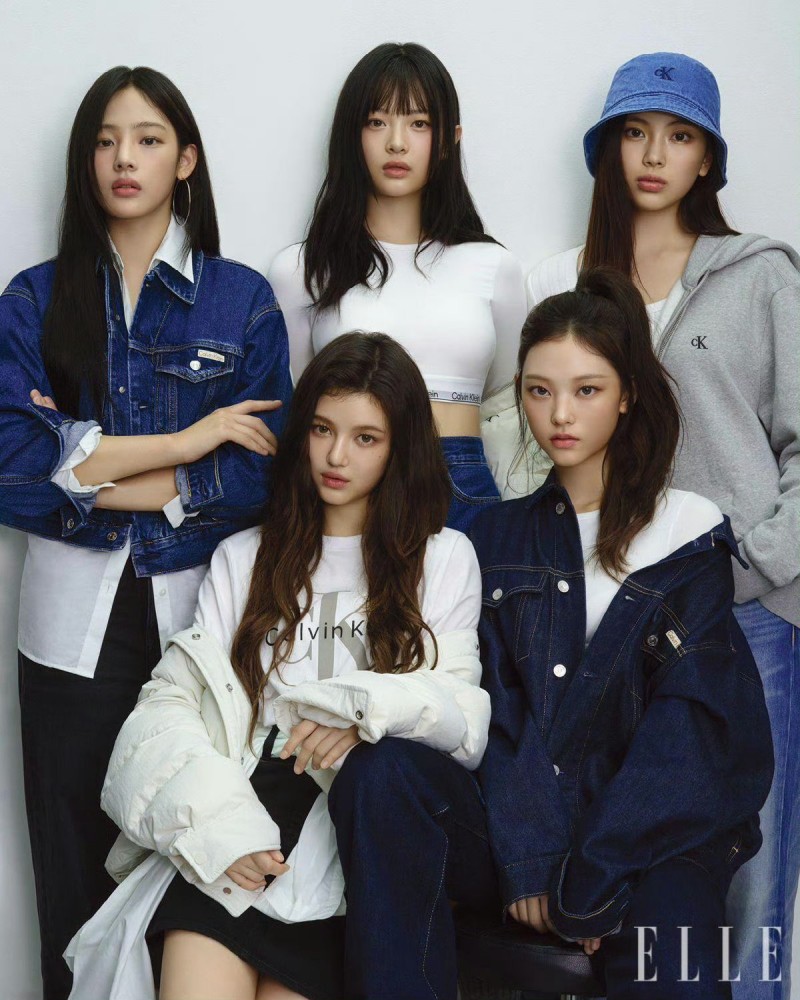 newjeans x ELLE Korea x CK ​​​